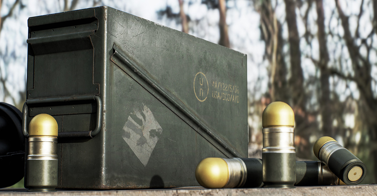 GRENADE LAUNCHER 3D render 3 by Likith G