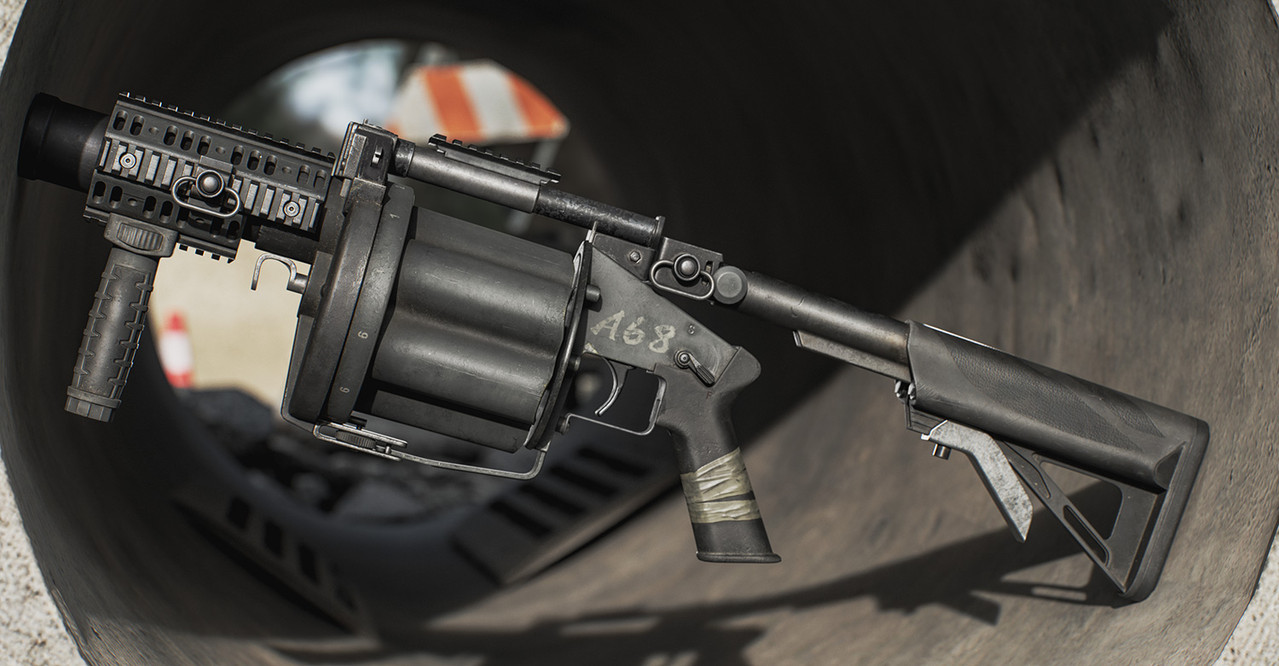 GRENADE LAUNCHER 3D render 5 by Likith G