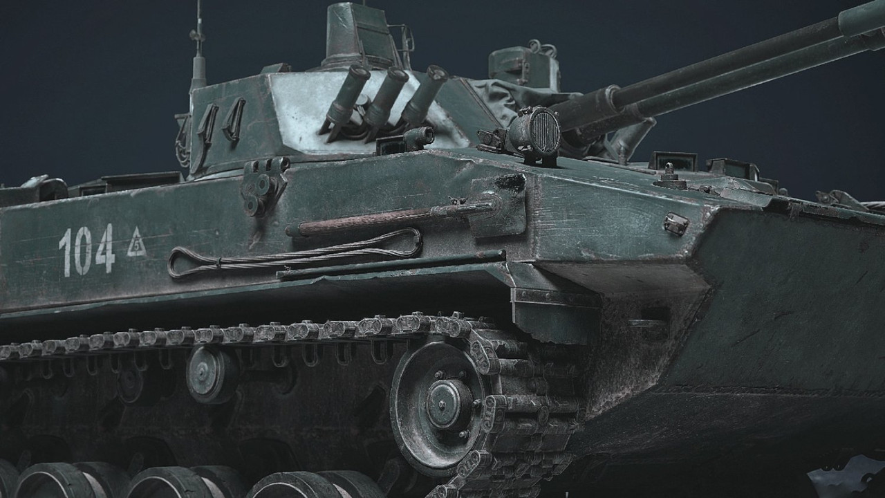 BMD-4M 3D render 2 by Likith G