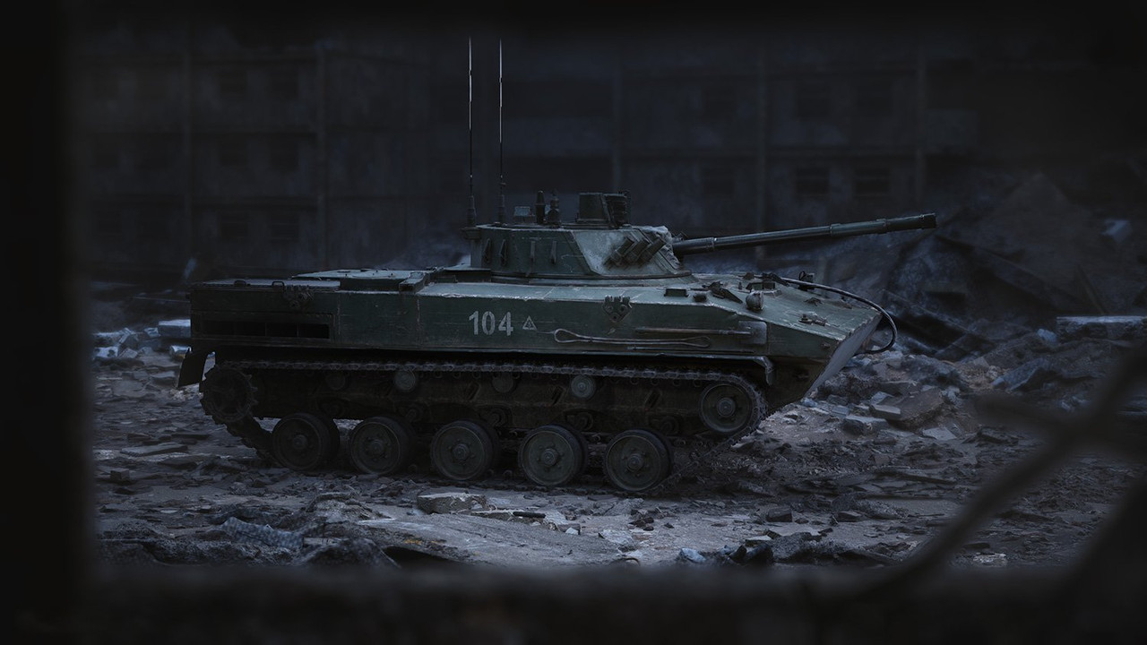BMD-4M 3D render 3 by Likith G