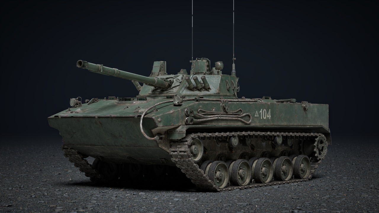 BMD-4M 3D render 4 by Likith G