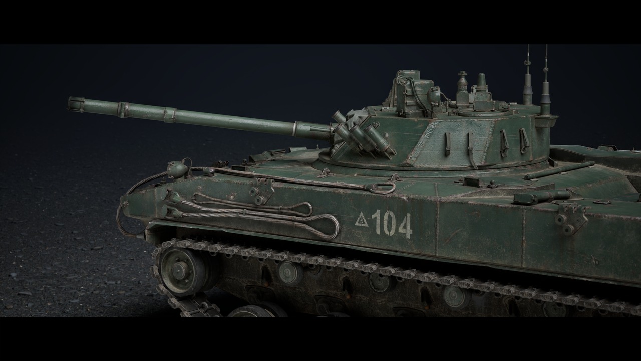 BMD-4M 3D render 5 by Likith G